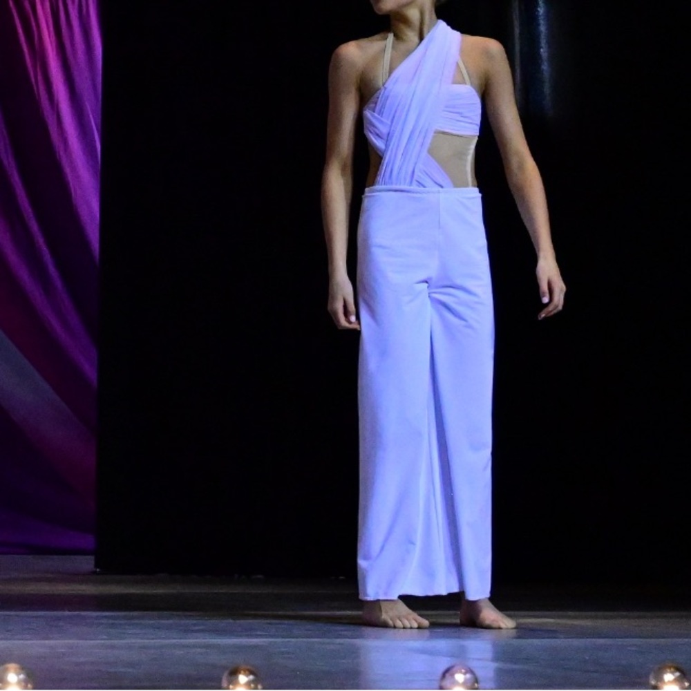 Elegant White Dance Costume